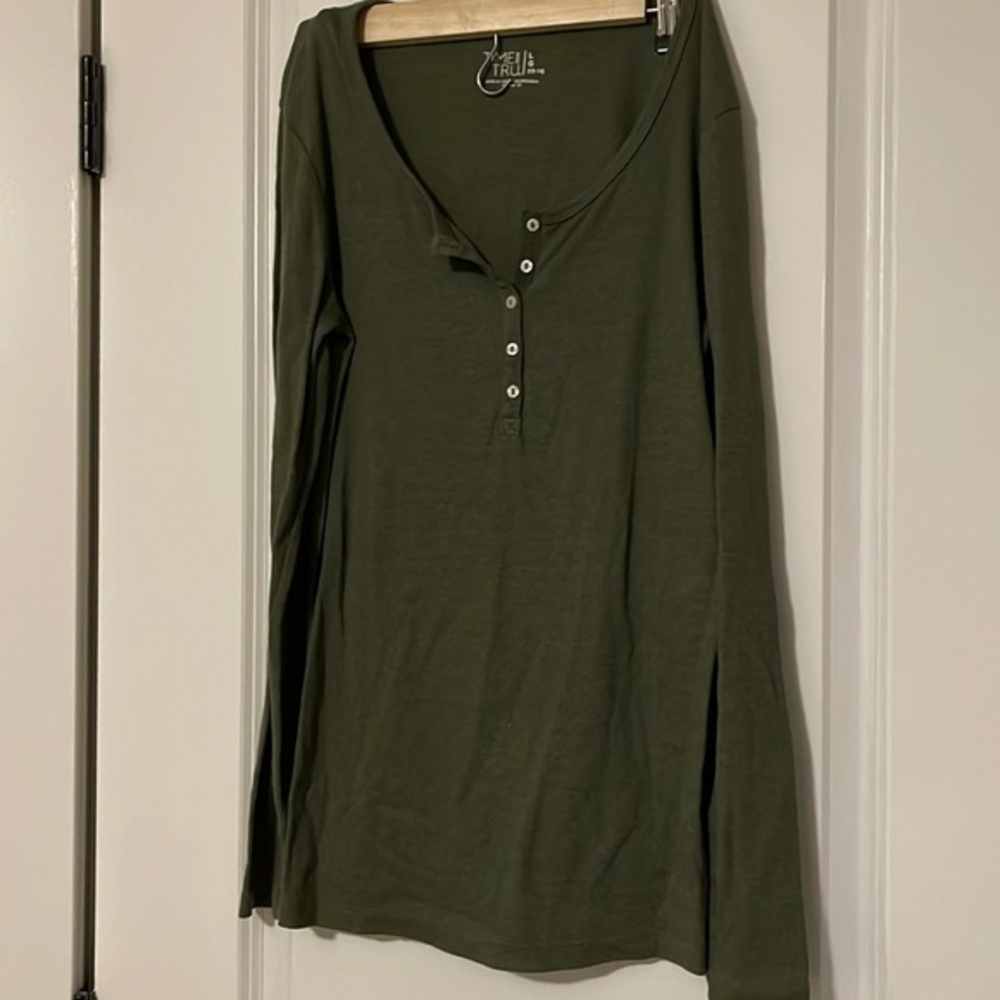 Ribbed long sleeve top 12/14